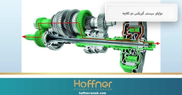 مزایای سیستم گیربکس دو کلاچه