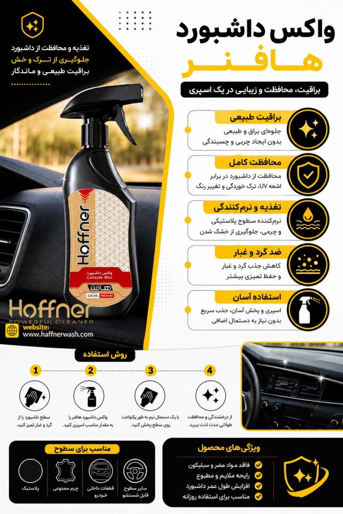 واکس داشبورد ماشین